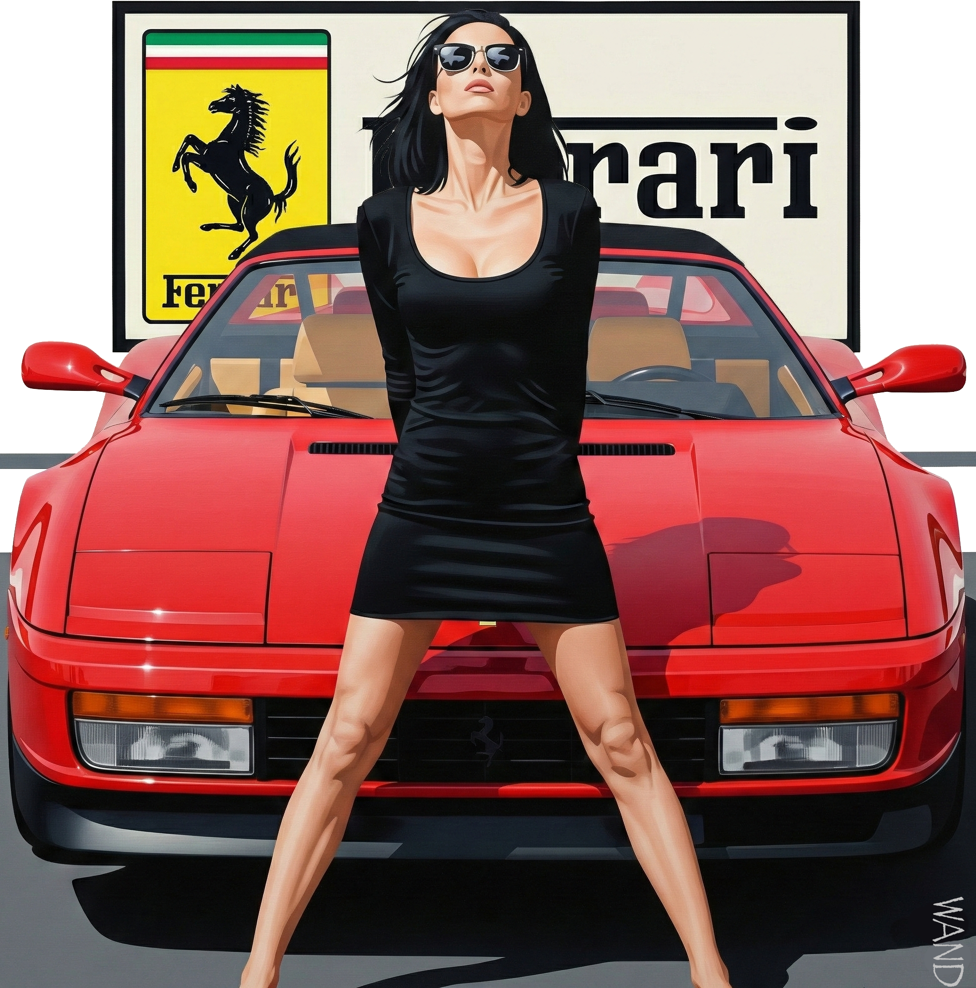 #3 RED HORSE BLACK DRESS