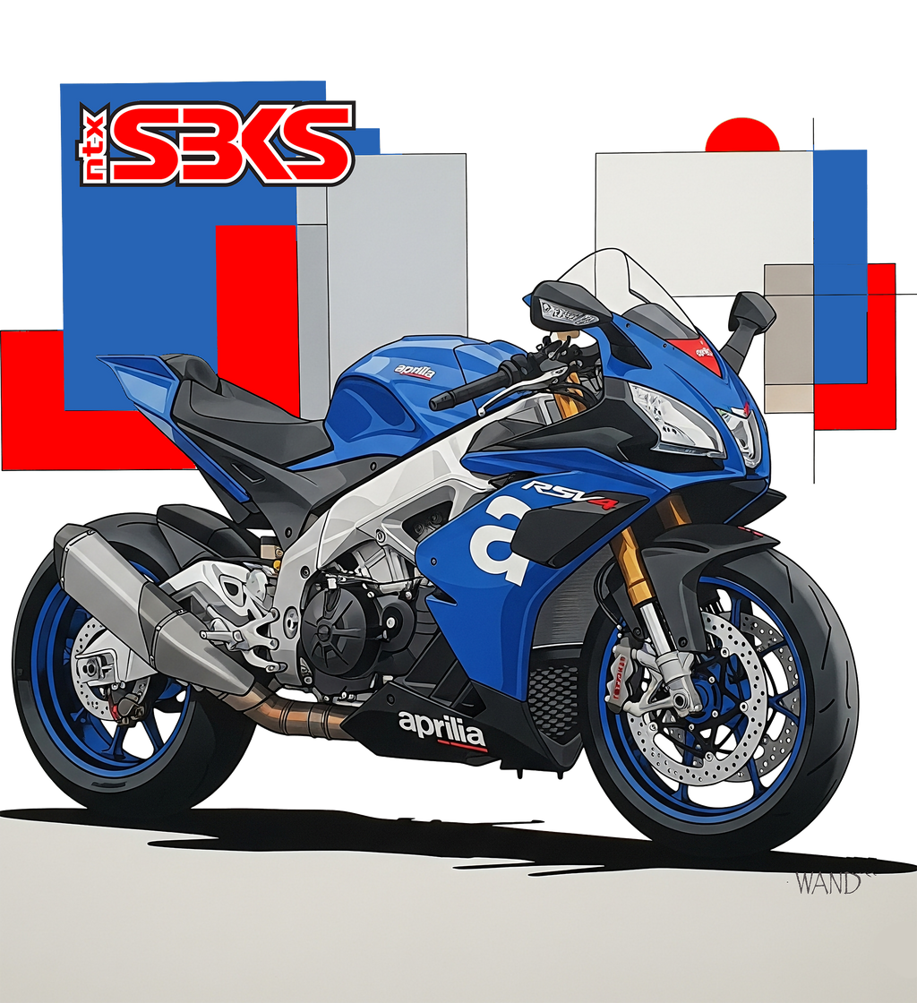 #3 RSV4 BLUE BIKE