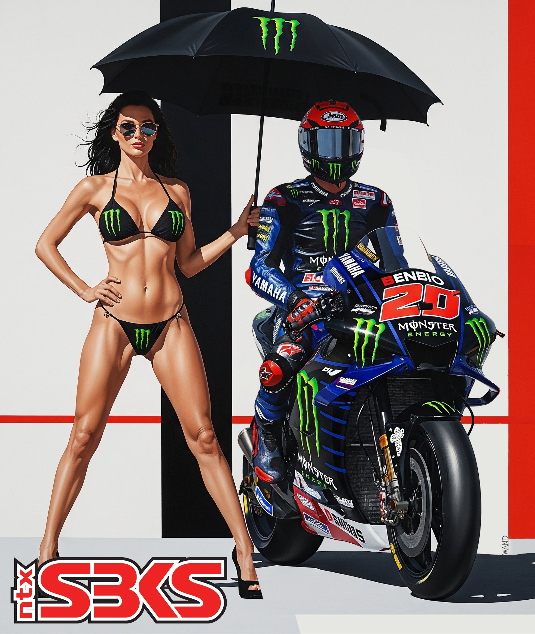 FABIO BIKINI LIMITED TO 100 PRINTS