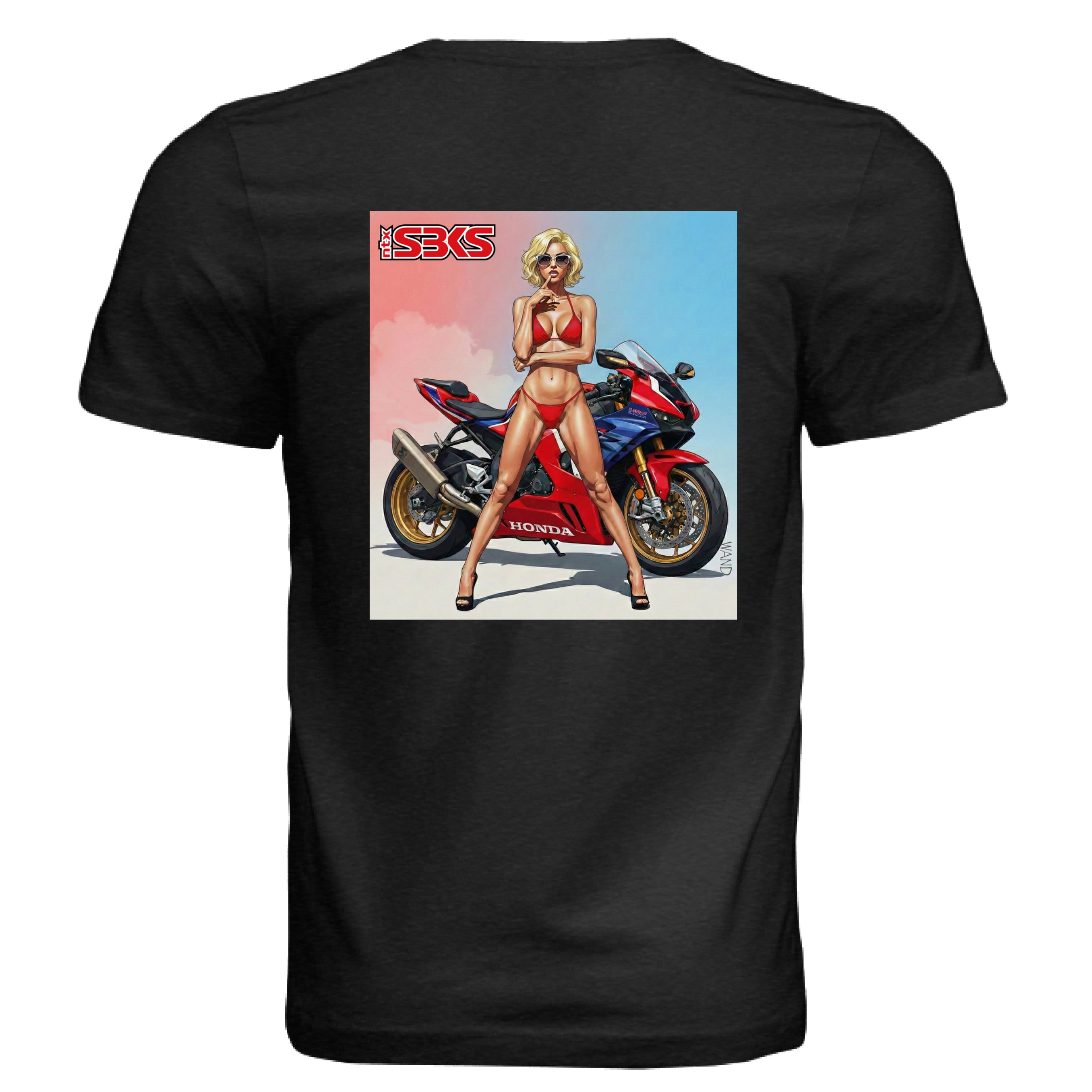 BLK HTHR TRIBLND - BACK